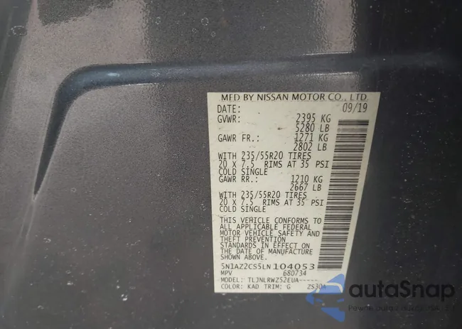 5N1AZ2CS5LN104053: 44569089