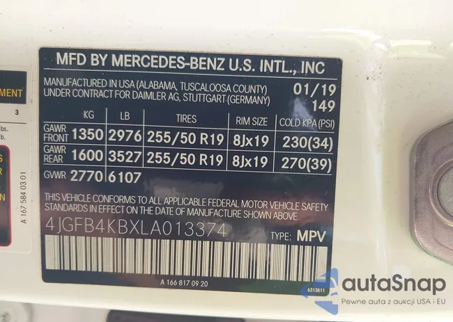 4JGFB4KBXLA013374: 44568253