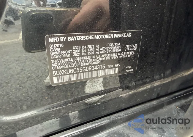 5UXKU6C55G0R34316: 44569924