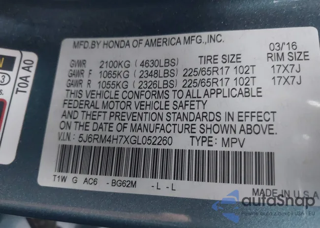 5J6RM4H7XGL052260: 44569157