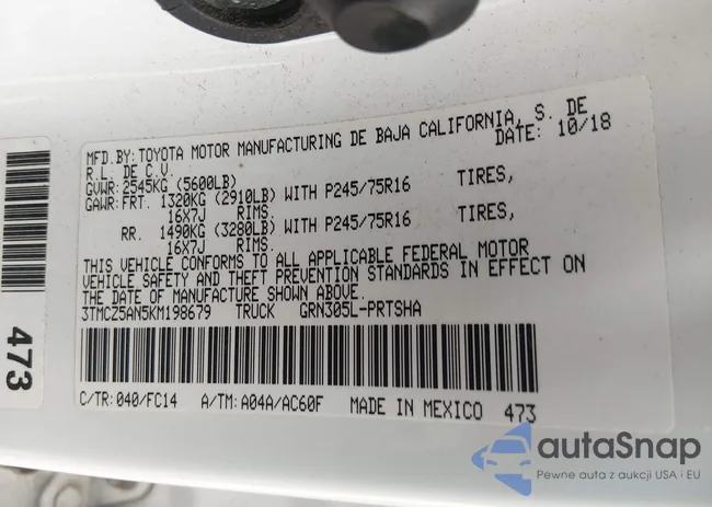 3TMCZ5AN5KM198679: 44569353