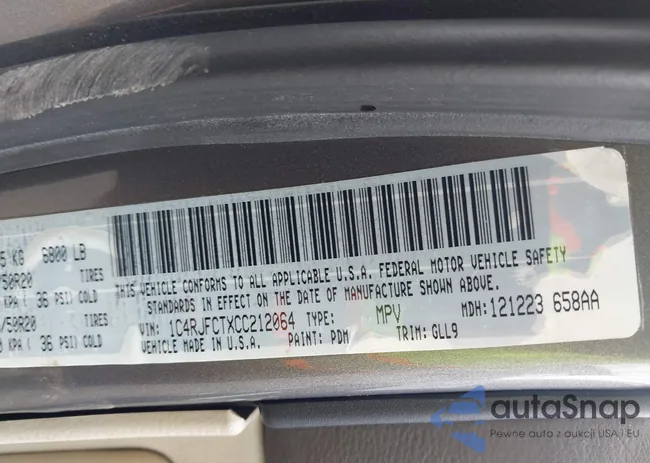 1C4RJFCTXCC212064: 44569404