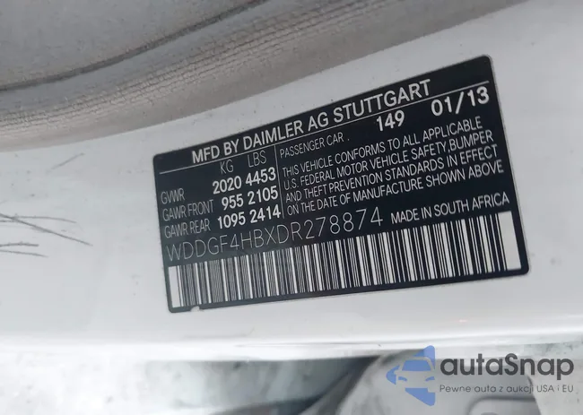 WDDGF4HBXDR278874: 44570521