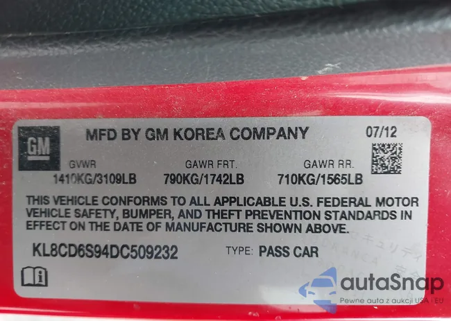 KL8CD6S94DC509232: 44570558