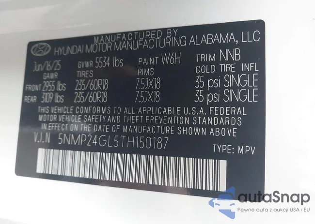 5NMP24GL5TH150187: 44570741