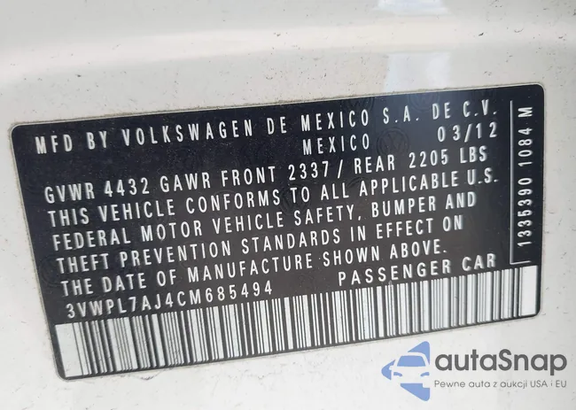 3VWPL7AJ4CM685494: 44570889