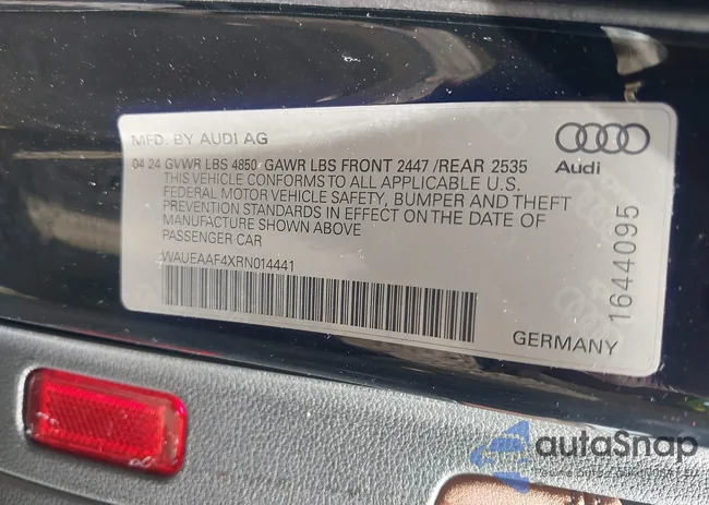 WAUEAAF4XRN014441: 44571590