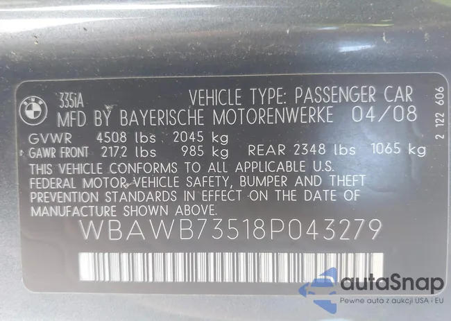 WBAWB73518P043279: 44571726