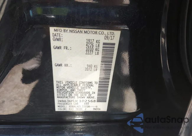 1N4AL3AP5JC102568: 44571813