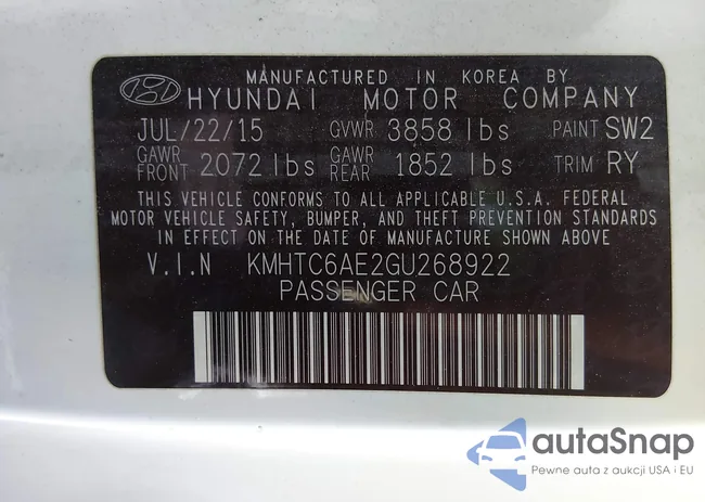 KMHTC6AE2GU268922: 44571982