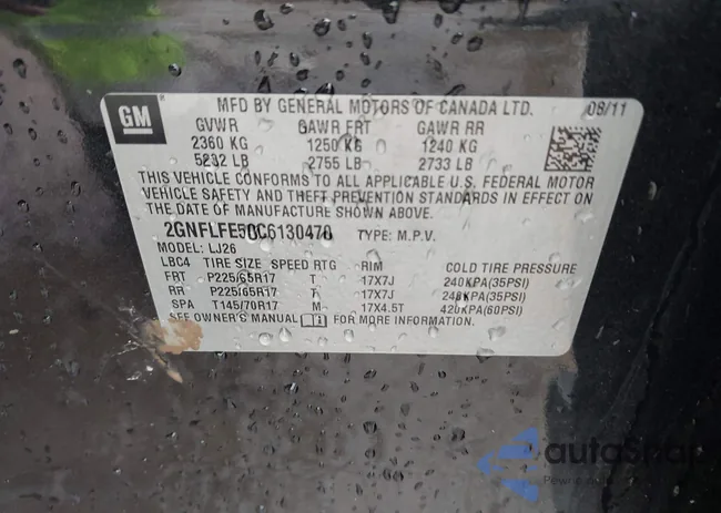 2GNFLFE50C6130470: 44571353