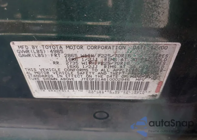 JTEGF21A610002946: 44571379