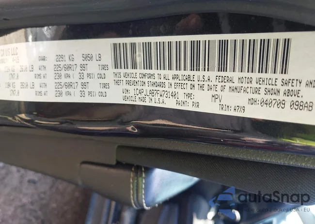 1C4PJLAB7FW731401: 44572663