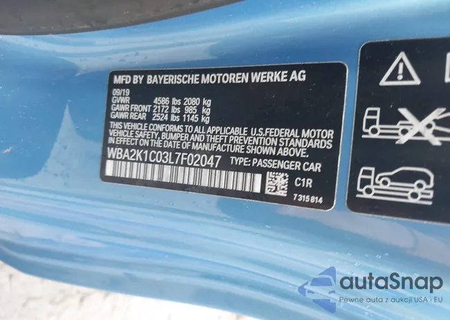 WBA2K1C03L7F02047: 44572912