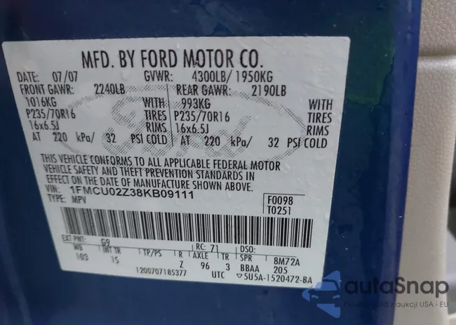 1FMCU02Z38KB09111: 44572985