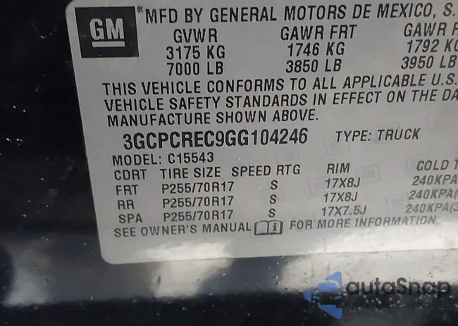 3GCPCREC9GG104246: 44572460