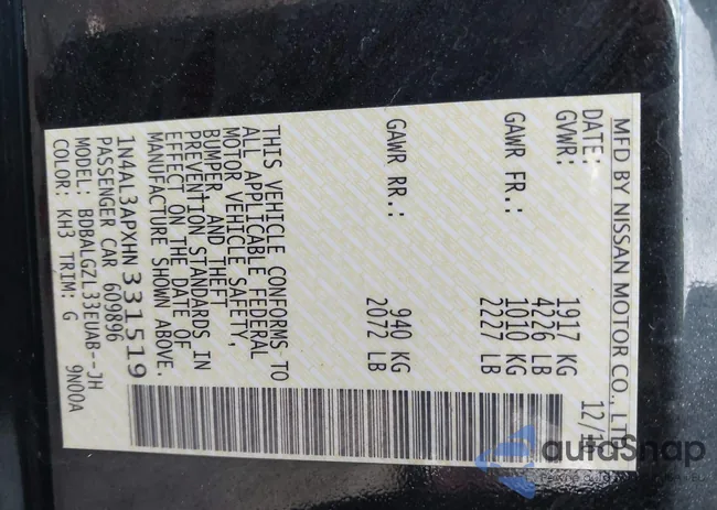 1N4AL3APXHN331519: 44573721