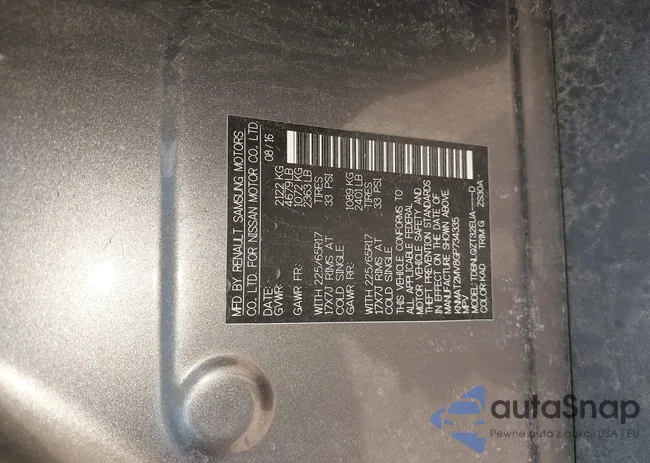 KNMAT2MV8GP734335: 44573804