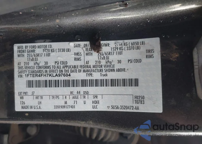 1FTER4FH7KLA97604: 44574007