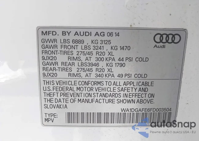 WA1DGAFE6FD003504: 44574078