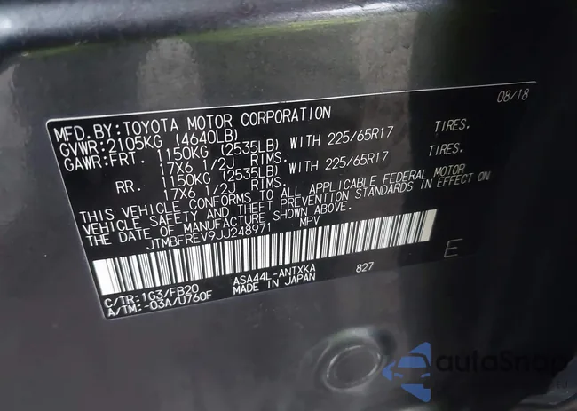 JTMBFREV9JJ248971: 44574114