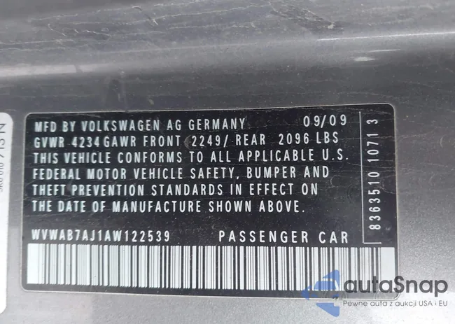 WVWAB7AJ1AW122539: 44573131