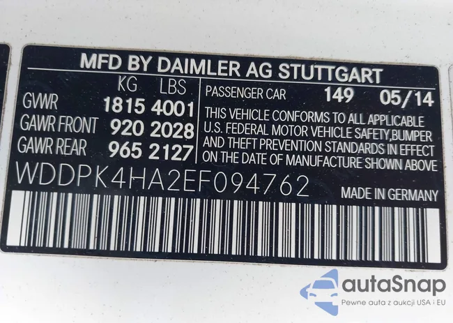 WDDPK4HA2EF094762: 44573267