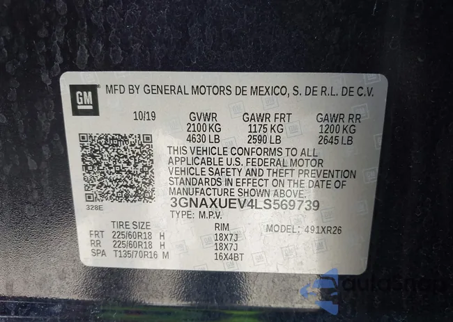 3GNAXUEV4LS569739: 44573284