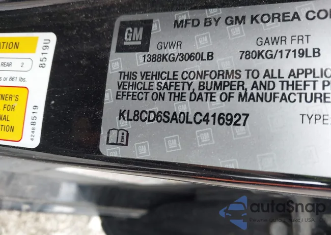 KL8CD6SA0LC416927: 44573381