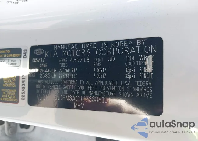 KNDPM3AC9J7333819: 44574764