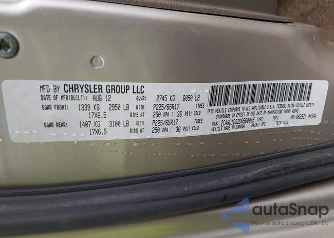 2C4RC1CG2DR560045: 44574801