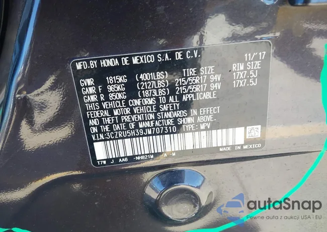 3CZRU5H39JM707310: 44575523