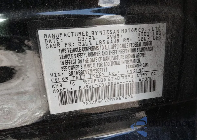 3N1AB8CV2MY263271: 44575597