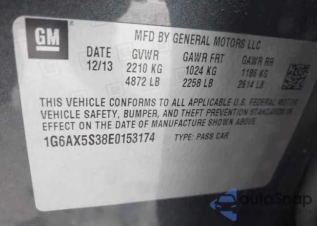 1G6AX5S38E0153174: 44575754