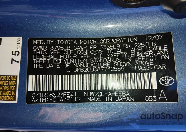 JTDKB20U087740569: 44575873