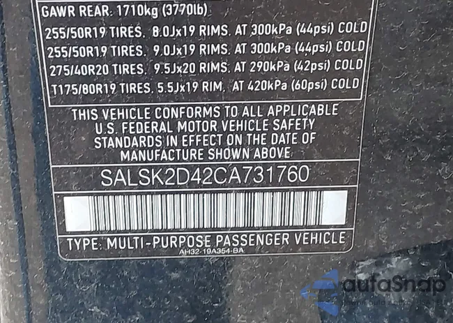 SALSK2D42CA731760: 44575874