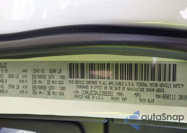 1C4RJECG4JC392331: 44576092