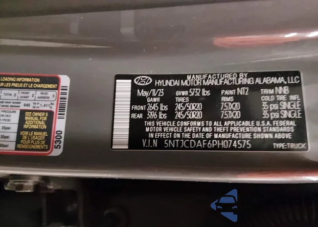 5NTJCDAF6PH074575: 44575182