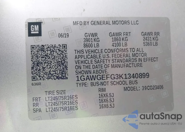 1GAWGEFG3K1340899: 44576986