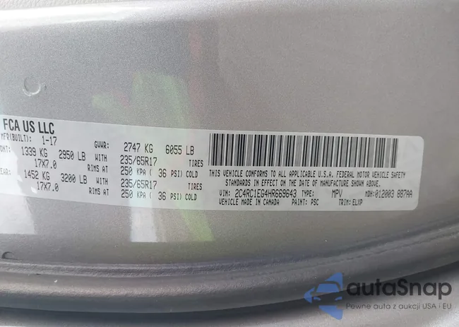 2C4RC1EG4HR669643: 44577600