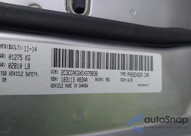 2C3CCAEGXEH379838: 44577642