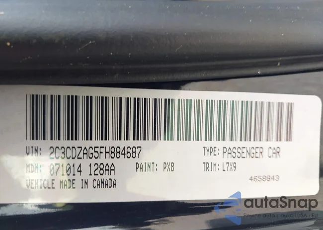 2C3CDZAG5FH884687: 44577742