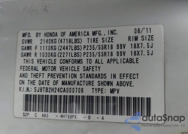 5J8TB2H24CA000706: 44577841