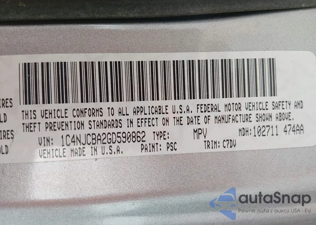 1C4NJCBA2GD590862: 44577942