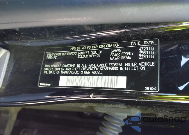 YV140MFD8F1307772: 44577279