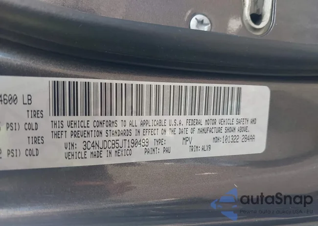 3C4NJDCB5JT190499: 44577403