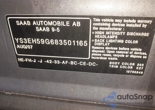 YS3EH59G683501165: 44578529