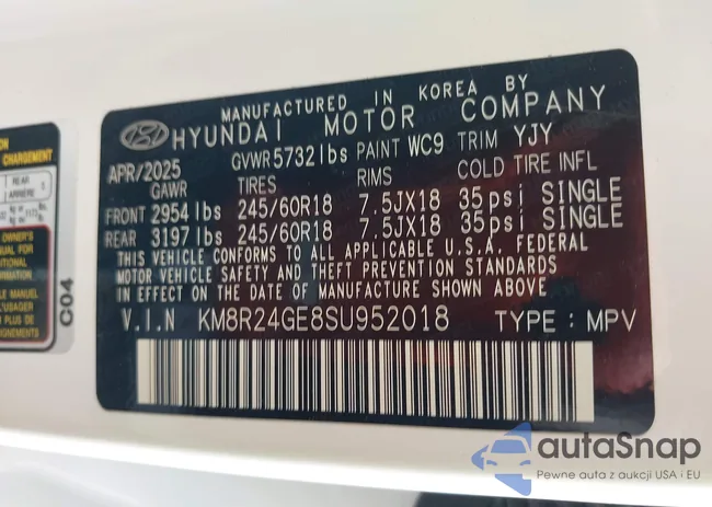 KM8R24GE8SU952018: 44578969