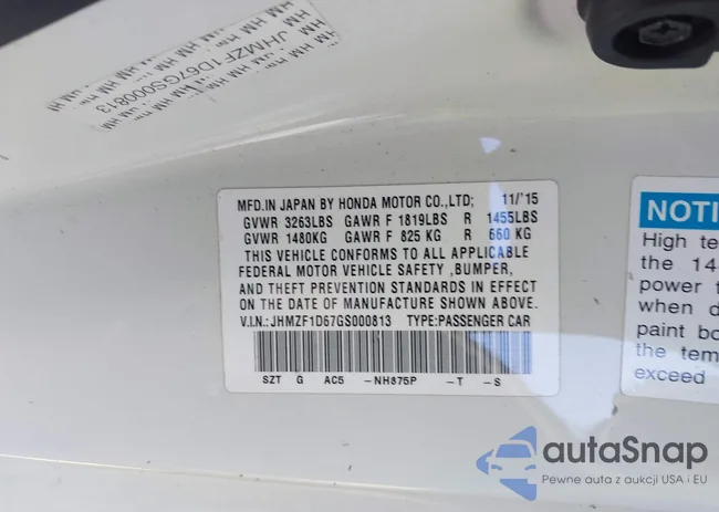 JHMZF1D67GS000813: 44579061