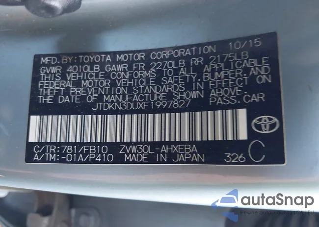 JTDKN3DUXF1997827: 44579117